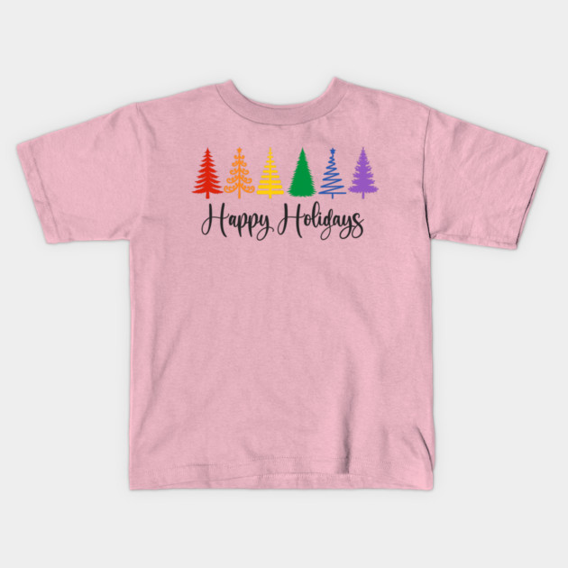 Happy Holidays! Kids T-Shirt by Meet The Mazelins