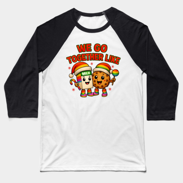 Cookies & Milk Baseball T-Shirt by Meet The Mazelins