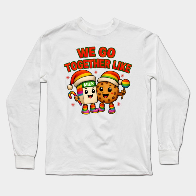 Cookies & Milk Long Sleeve T-Shirt by Meet The Mazelins