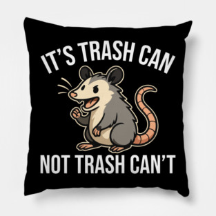 Funny Opossum Comedy Parade Pillow