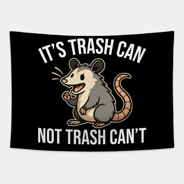 Funny Opossum Comedy Parade Tapestry by Fontias