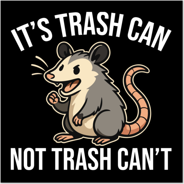 Funny Opossum Comedy Parade Wall Art by Fontias