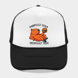 Funny Capybara Thicc Meme Hat