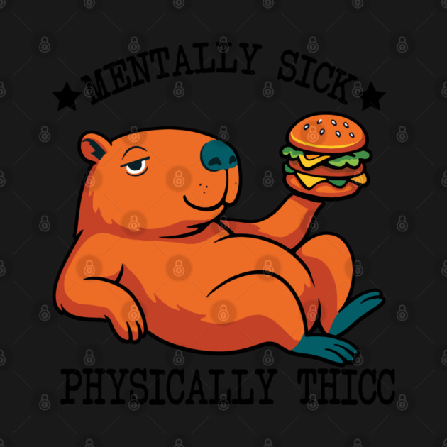 Funny Capybara Thicc Meme by Fontias