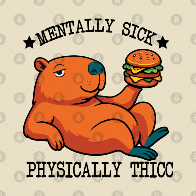 Funny Capybara Thicc Meme by Fontias