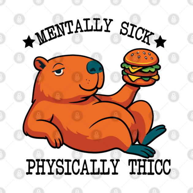 Funny Capybara Thicc Meme by Fontias