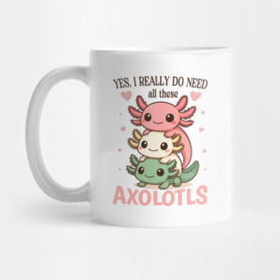 Cute Colorful Pet Lover Axolotl Mug