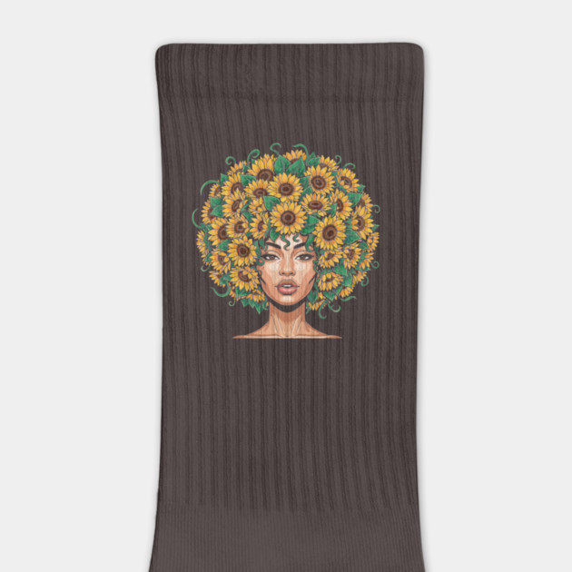 Sunflower Afro Queen by enrynz
