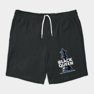 Sassy Black Queen Chess Shorts