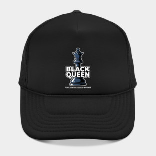 Sassy Black Queen Chess Hat