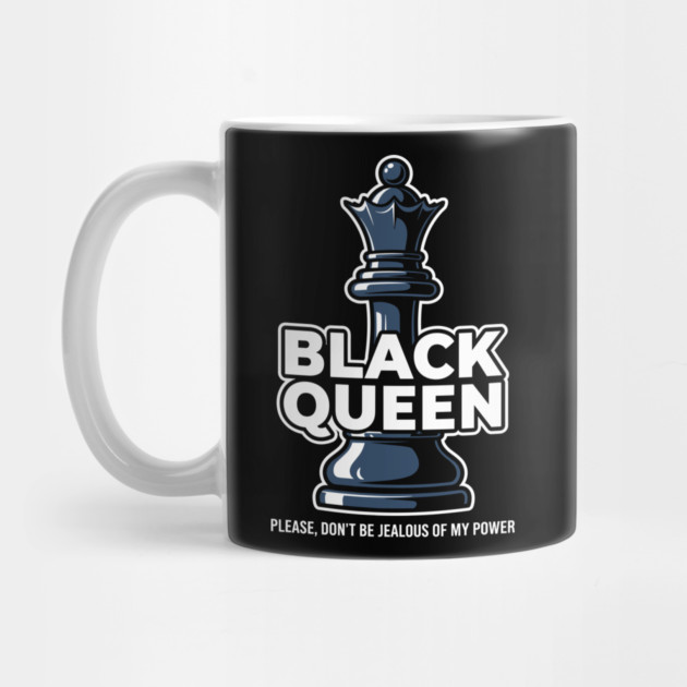Sassy Black Queen Chess by enrynz