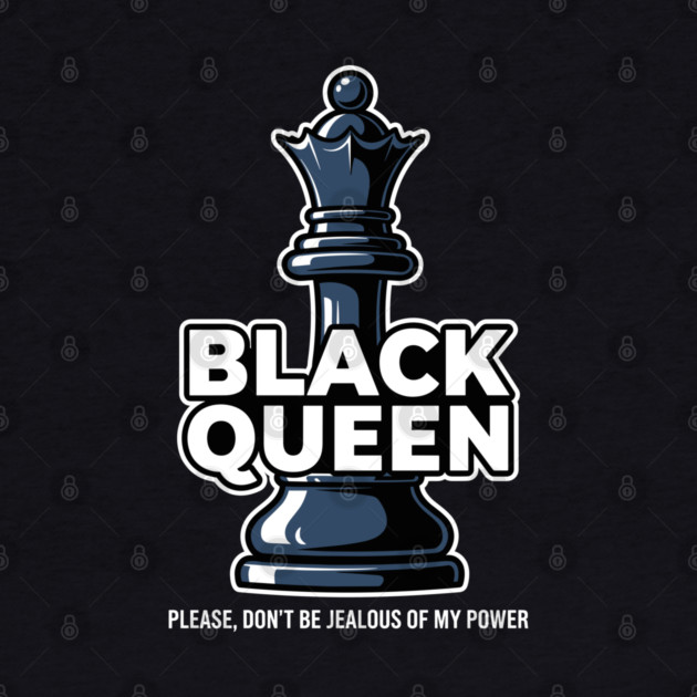 Sassy Black Queen Chess by enrynz