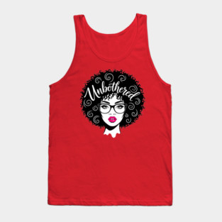 Unbothered Sassy Afro Queen Tank Top