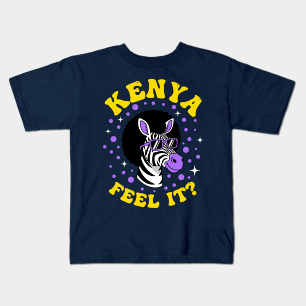 Kenya Feel It? Kids T-Shirt by enrynz