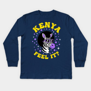 Kenya Feel It? Kids Long Sleeve T-Shirt