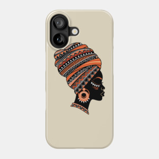 Vibrant African Queen Headwrap Phone Case