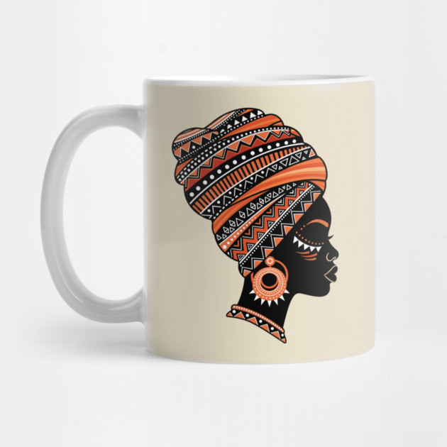 Vibrant African Queen Headwrap by enrynz