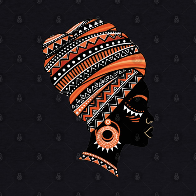 Vibrant African Queen Headwrap by enrynz