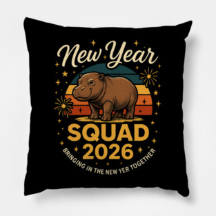 New Year Squad 2026 Bringing In The New Yer Together Pillow