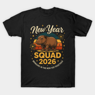 New Year Squad 2026 Bringing In The New Yer Together T-Shirt