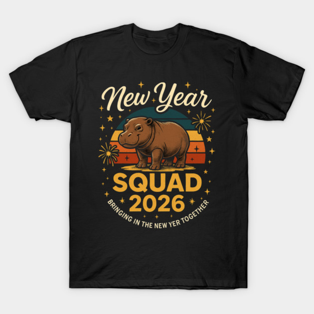New Year Squad 2026 Bringing In The New Yer Together T-Shirt by ArtistTee ⭐⭐⭐⭐⭐
