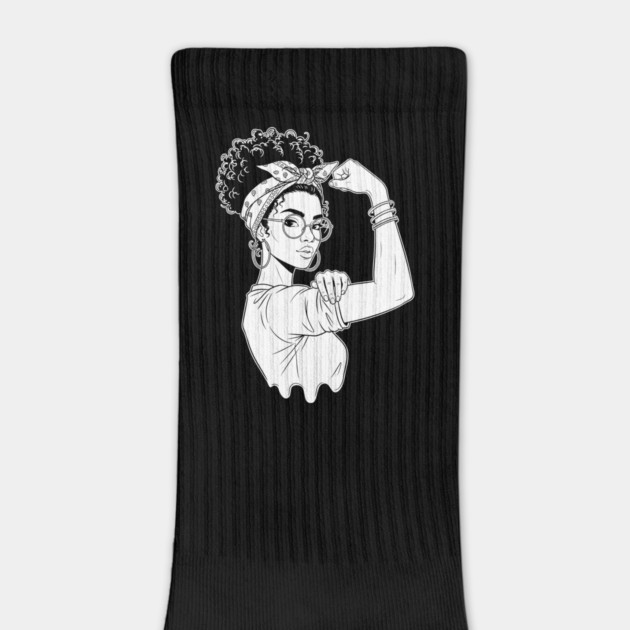 Fierce Black Rosie Riveter Flex by enrynz