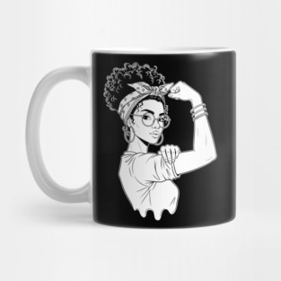 Fierce Black Rosie Riveter Flex Mug