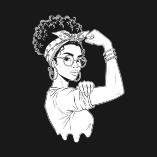 Fierce Black Rosie Riveter Flex T-Shirt