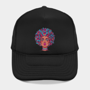 Butterfly Afro Diva Hat