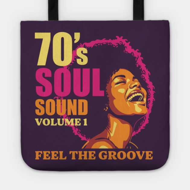 Groovy 70's Soul Sound Tote by enrynz