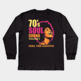 Groovy 70's Soul Sound Kids Long Sleeve T-Shirt