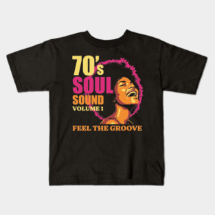 Groovy 70's Soul Sound Kids T-Shirt