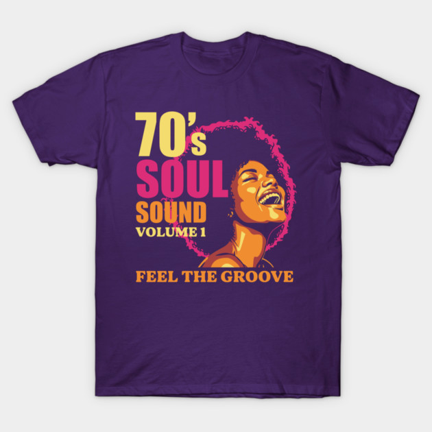 Groovy 70's Soul Sound T-Shirt by enrynz