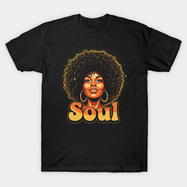 Epic Afro Soul Queen T-Shirt by enrynz