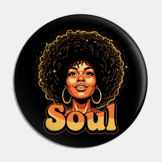 Epic Afro Soul Queen Pin by enrynz