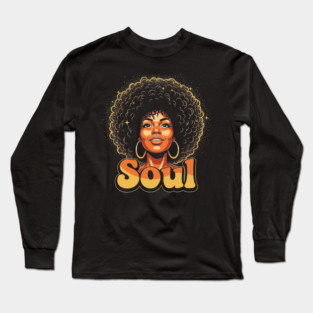Epic Afro Soul Queen Long Sleeve T-Shirt