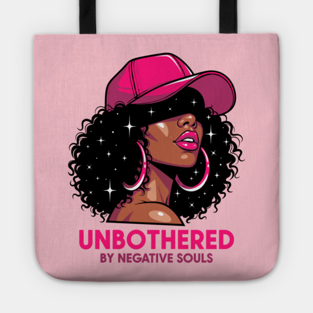 Unbothered By Negative Souls Tote by enrynz