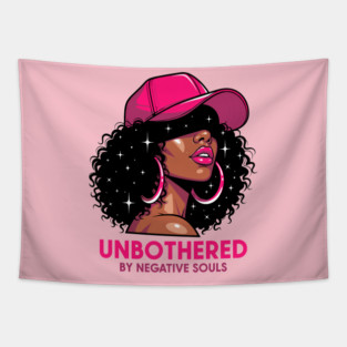 Unbothered By Negative Souls Tapestry