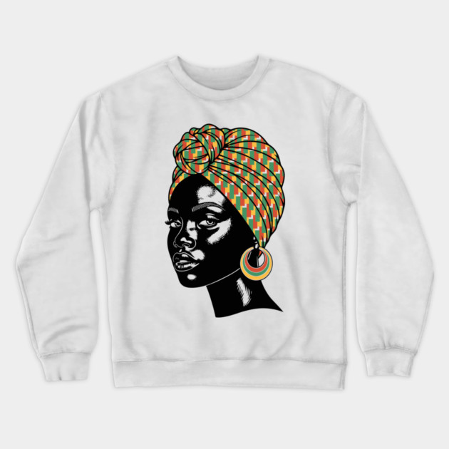 Stunning African Queen Crewneck Sweatshirt by enrynz