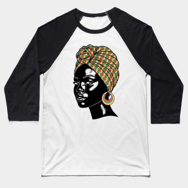 Stunning African Queen Baseball T-Shirt by enrynz