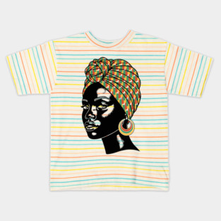 Stunning African Queen Kids T-Shirt