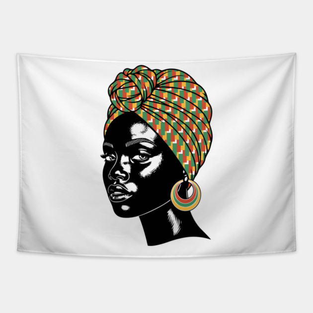 Stunning African Queen Tapestry by enrynz