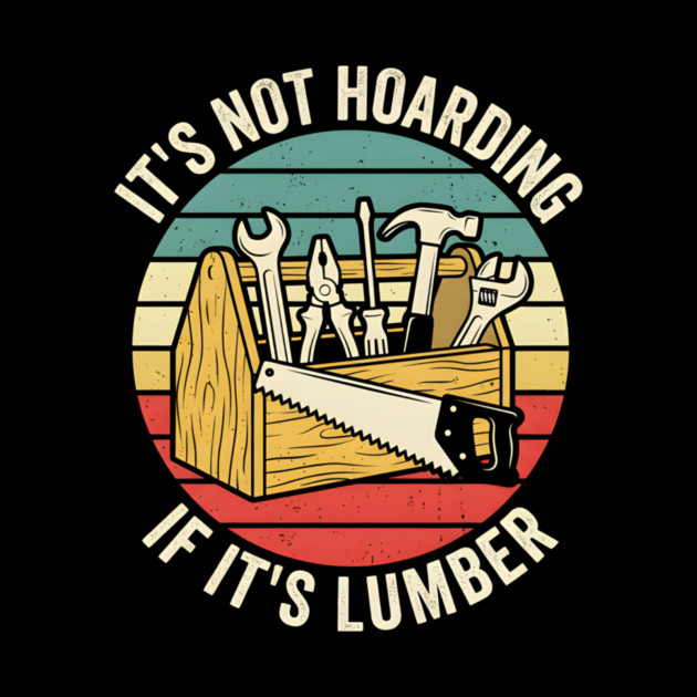 It's Not Hoarding If It's Lumber Handyman Humor by ArtistTee ⭐⭐⭐⭐⭐