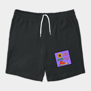 Sneaker Sunflower Motivation Shorts