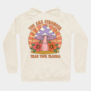 Empowering Mushroom for Trauma Survivors Hoodie