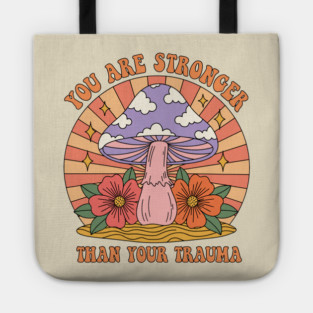 Empowering Mushroom for Trauma Survivors Tote