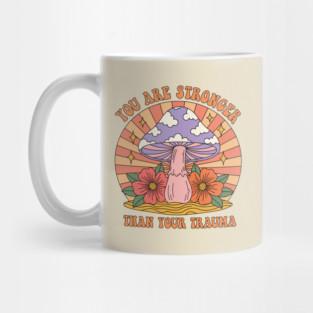 Empowering Mushroom for Trauma Survivors Mug