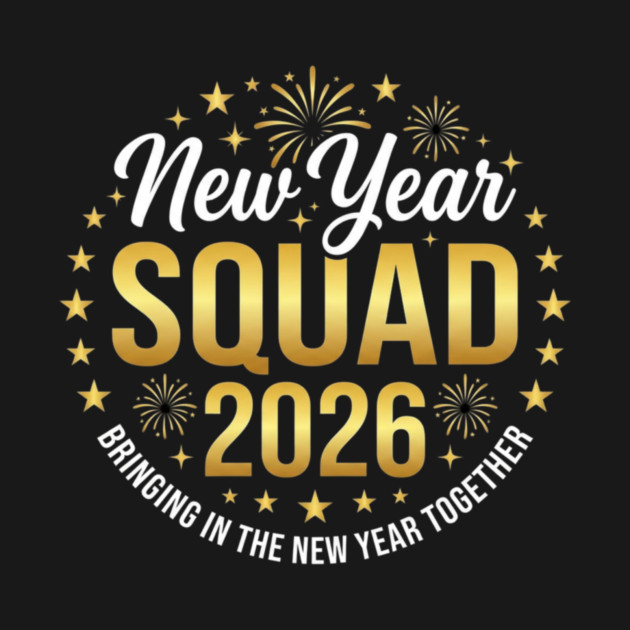 New Year Squad 2026 Bringing In The New Year Together by ArtistTee ⭐⭐⭐⭐⭐