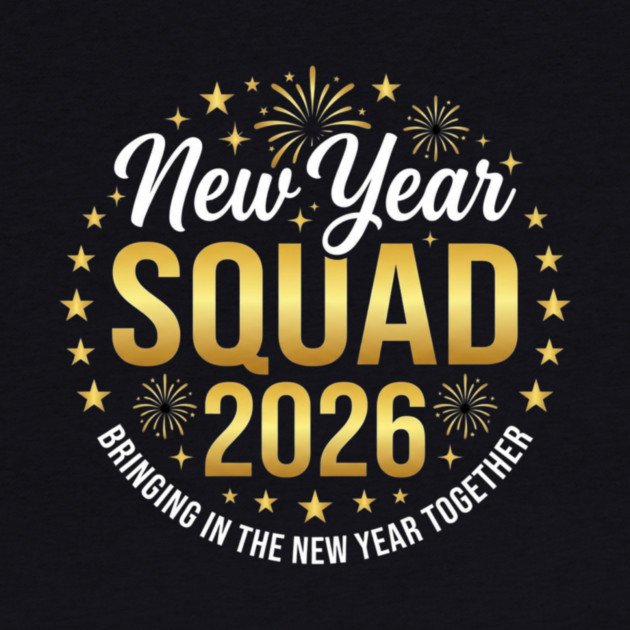 New Year Squad 2026 Bringing In The New Year Together by ArtistTee ⭐⭐⭐⭐⭐