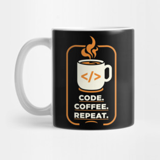 Code. Coffee. Repeat. Mug